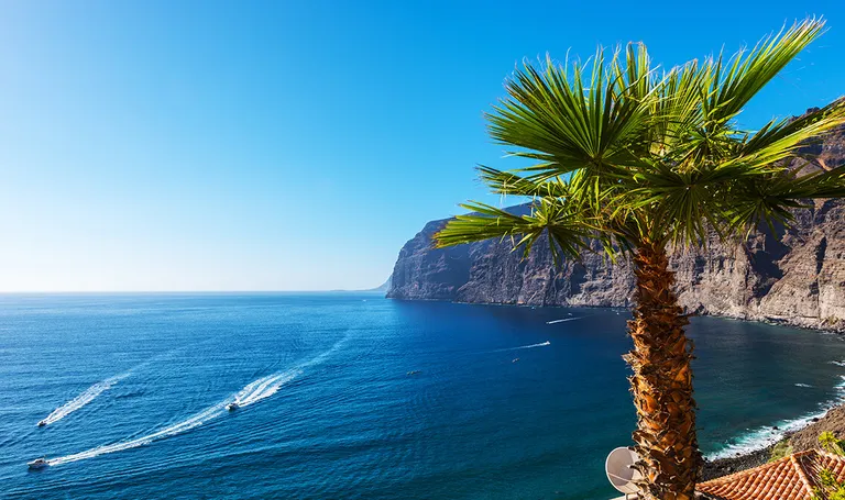 Tenerife, Los Gigantes – pogled na litice Los Gigantes – Zid pakla