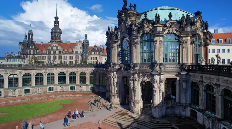 Njemačka, Dresden-Zwinger, srednjovjekovni barokni dvorac