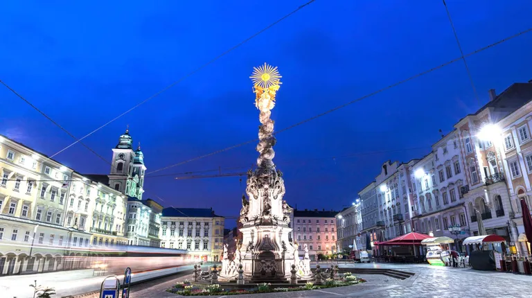 Austrija, Linz, Hauptplatz