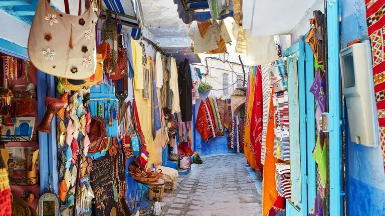 Maroko, grad Chefchaouen poznat kao "Plavi grad"