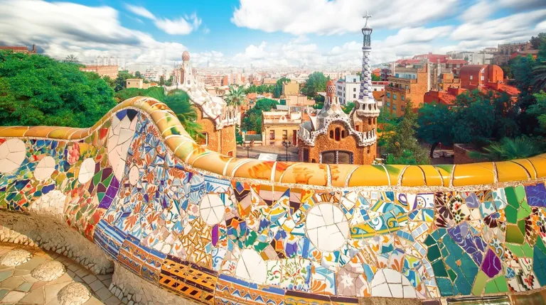 Barcelona, park Guelll