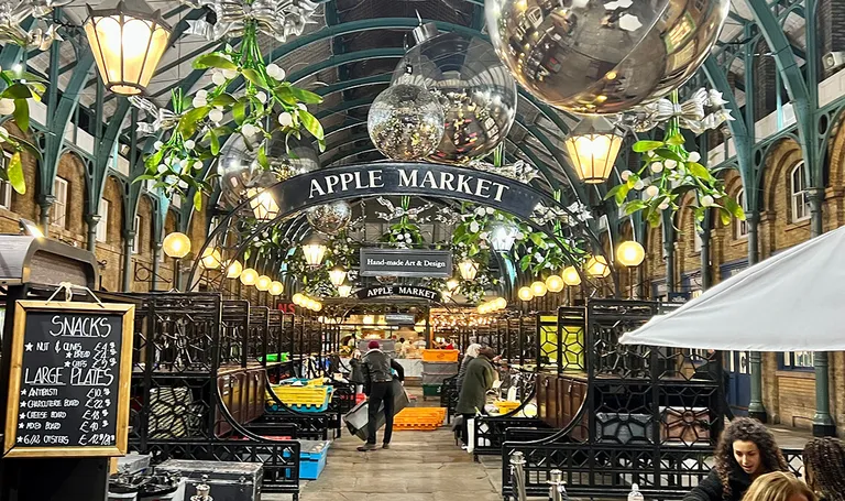 London, blagdanski ugođaj na Covent Gardenu