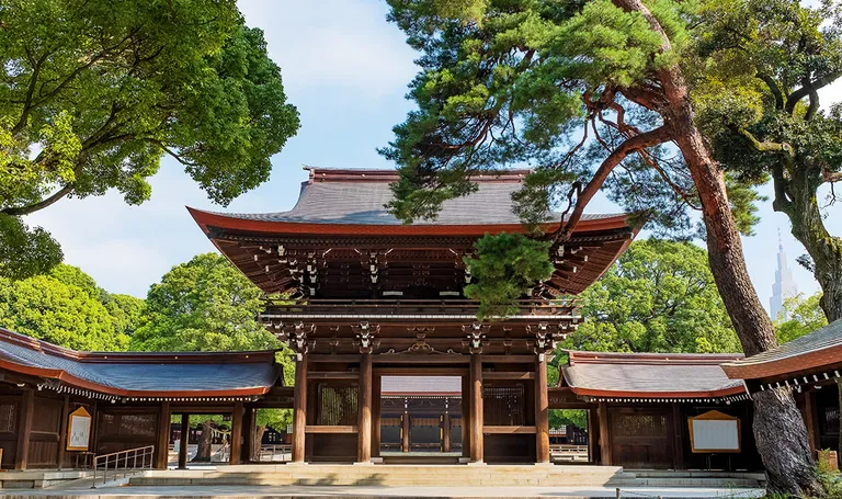 Japan, Tokyo- hram Meji Jingu ili Meji Shrine