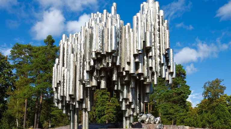 Finska, Helsinki, Sibeliusov spomenik