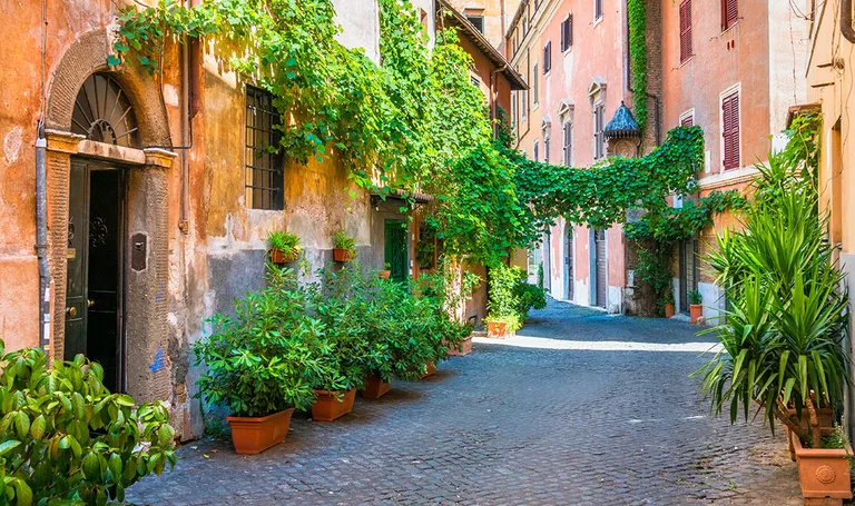 Rim, šarmantna četvrt Trastevere