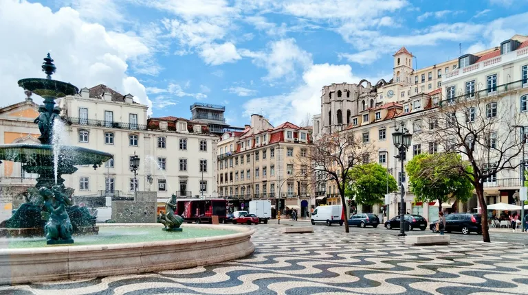 Lisabon, glavni trg Rossio