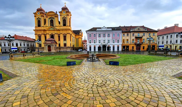 Rumunjska, Temišvar, Trg Union – centar starog grada