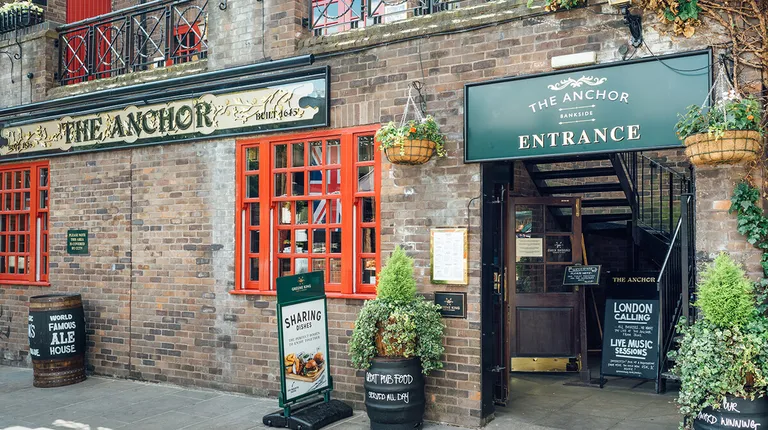 London, The Anchor pub, jedan od najstarijih pubova u Londonu