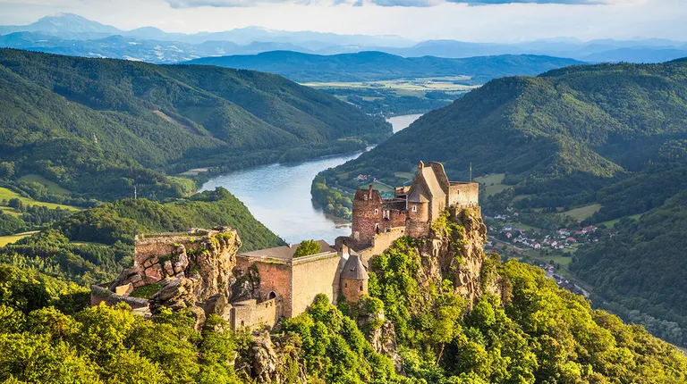 Austrija, Wachau – dvorac Aggstein