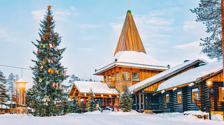 Finska, Rovaniemi ( Laponijia ) -ured Djeda Mraza u selu Djeda Mraza