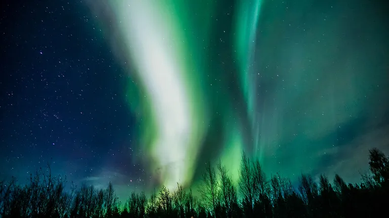 Finska, Rovaniemi – polarna svjetlost " aurora borealis "