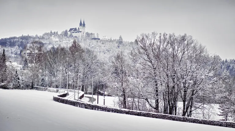 Austrija, Linz, zima