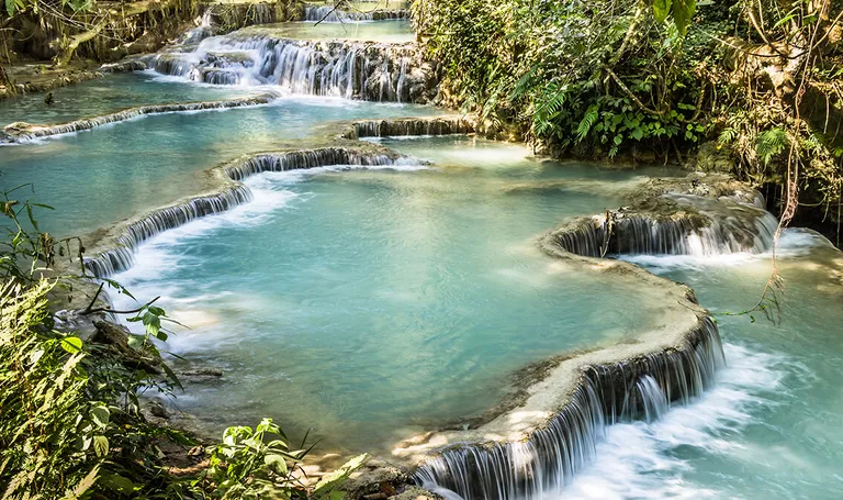Laos, Luang Prabang – veličanstveni Kuang Si vodopad