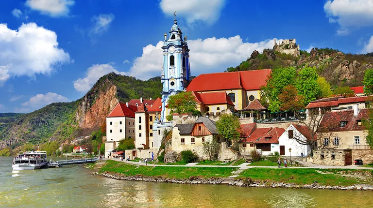 Austrija – Durnstein kod Beča, donja Austrija, slikovita dolina Wachau