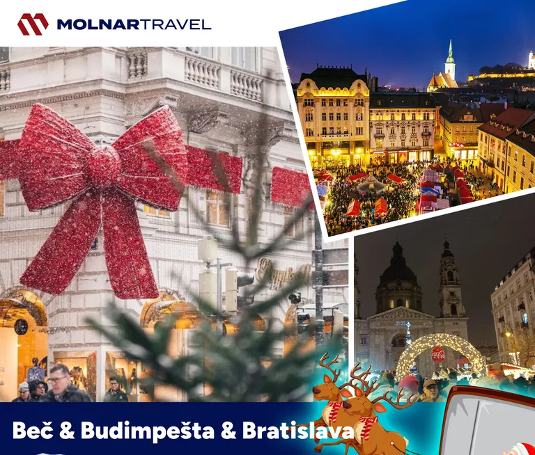 Novogodišnje putovanje: Beč – Bratislava - Budimpešta