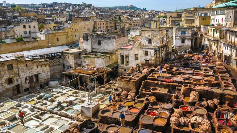 Maroko, Fez – tvornica kože