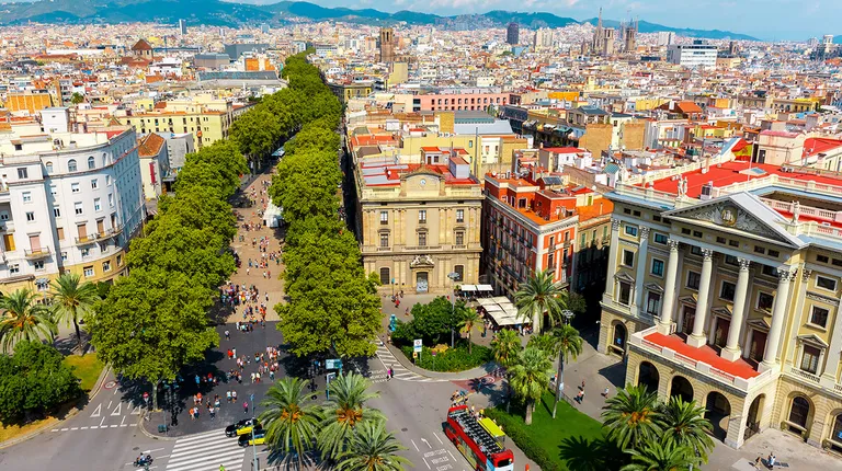 Barcelona, čuvena ulica Las Ramblas