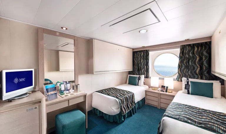 MSC krstarenje kabina pogled na ocean