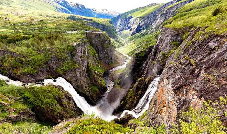 Norveška – Vodopadi Voringsfossen u blizini Hardangervidda