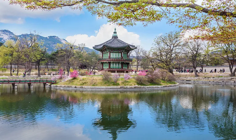 Južna Koreja, Gyeongbokgung Palace, Seoul, South