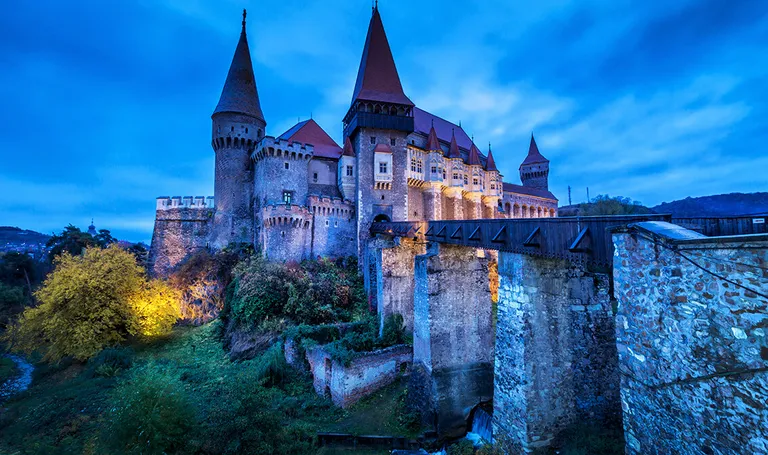 Rumunjska, dvorac Corvin u Hunedoari iz 14. st.