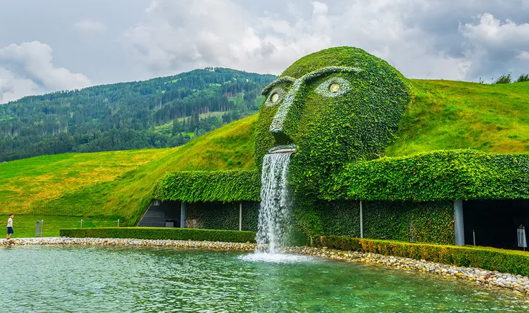 Dolomiti, Wattens, svijet kristala Swarovski, ulaz u muzej