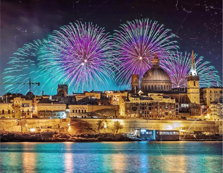 Nova godina Malta zrakoplovom