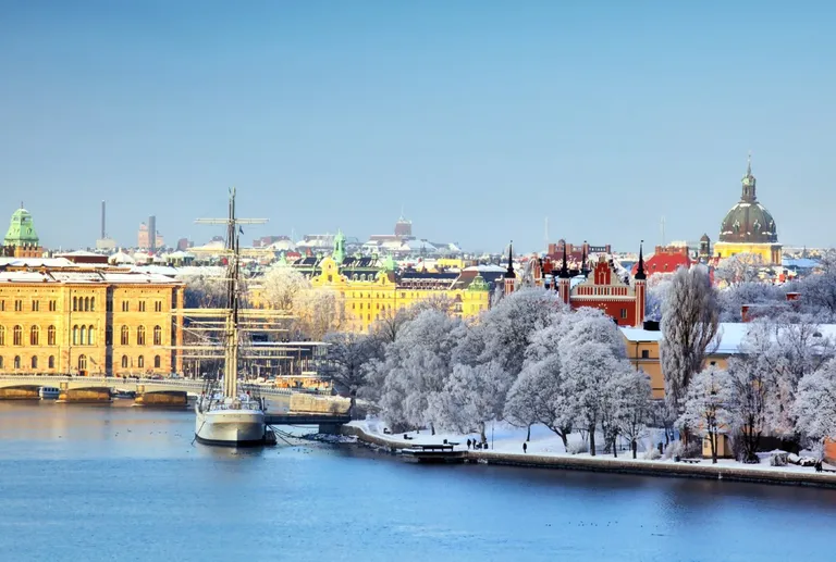 Zimski pogled na Stockholm