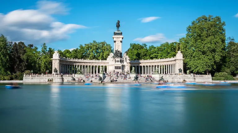 Madrid, spomenik Alfonsu XII., Parque del Buen Retiro