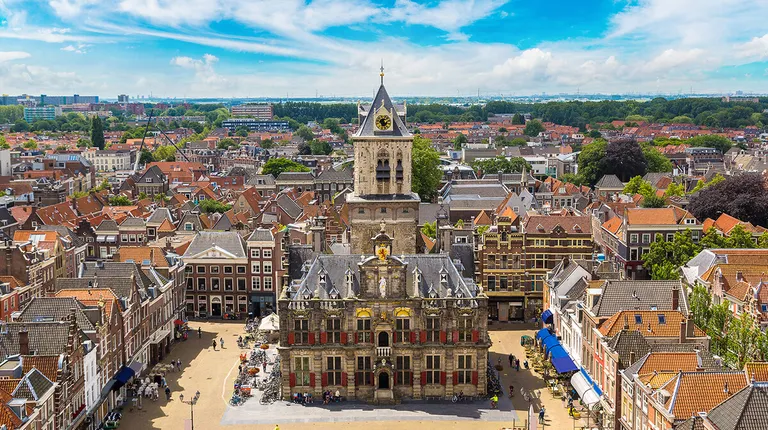 Nizozemska, Delft -jedan od najljepših nizozemskih gradića