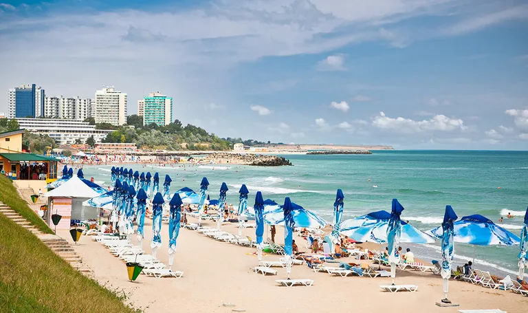 Rumunjska, Crno more – prekrasna plaža Neptun ljeti