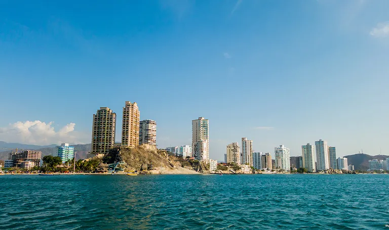 Kolumbija, Rodadero plaža Santa Marta