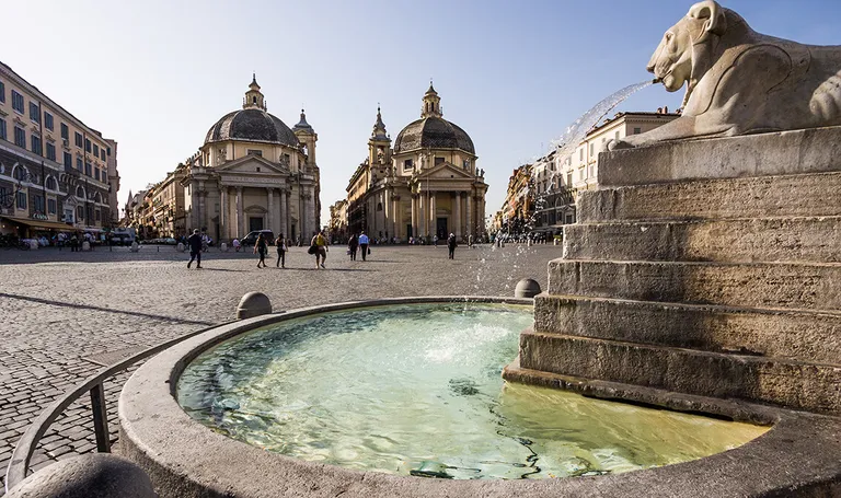 Rim, poznati trg Piazza del Popolo
