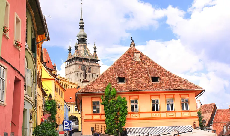 Rumunjska, Sighisoara, Transilvanija – rodno mjesto grofa Drakule, prema priči Brama Stokera