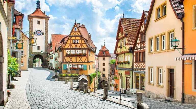 Njemačka, Dvorci Bavarske – srednjovjekovni grad Rothenburg ob der Tauber